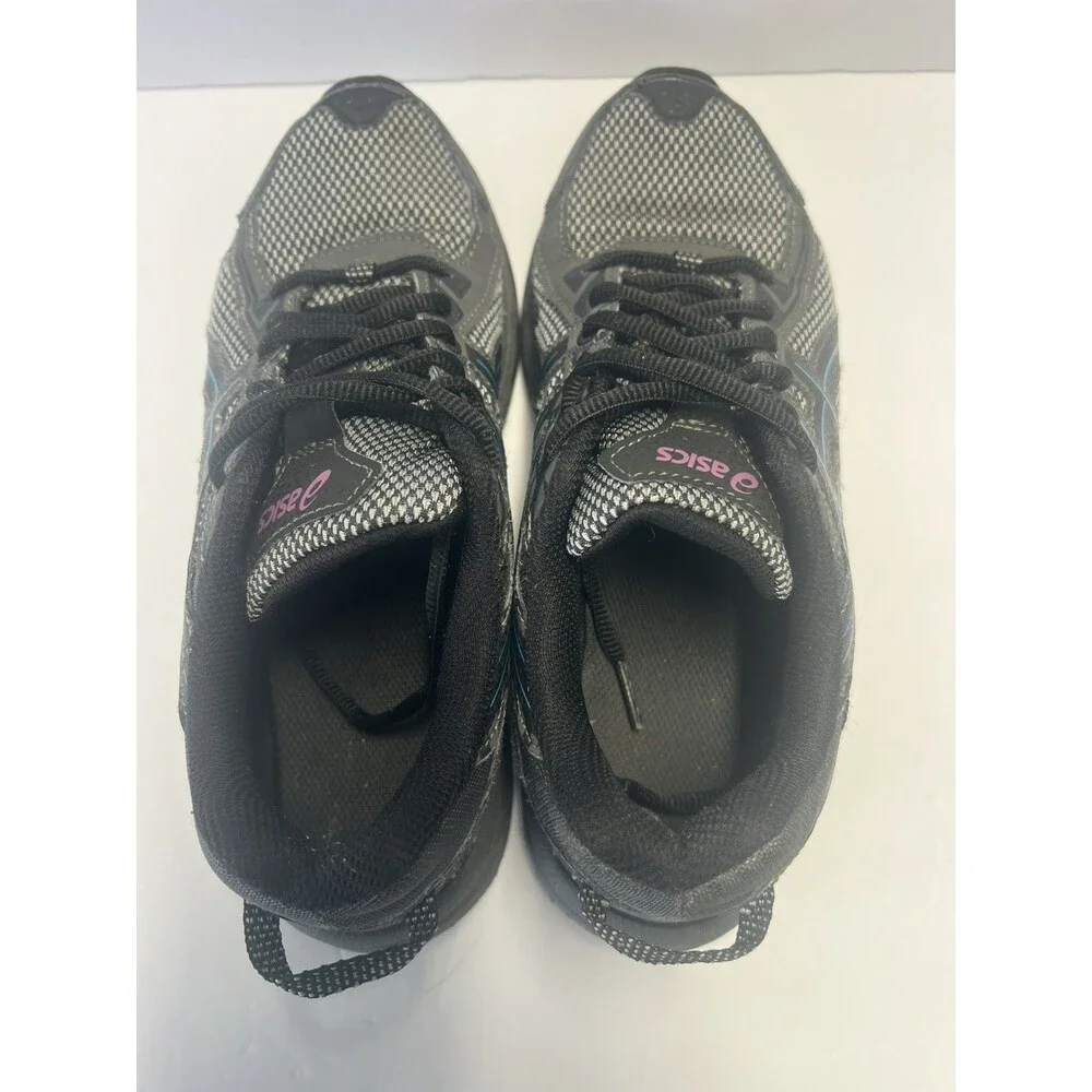 Asics Gel Venture 6 Womens 7.5 Gray Blue Running Hiking Trail Shoes T7G6Q